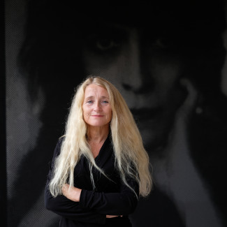 Anne-Karin Furunes in her studio. Photo by Kalle Eriksson