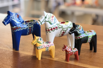 Lelle's Dala horse Mora Sverige