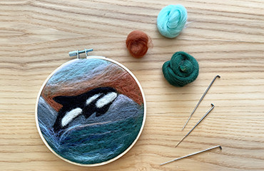 Needle Felted PNW Landscapes - 370x240