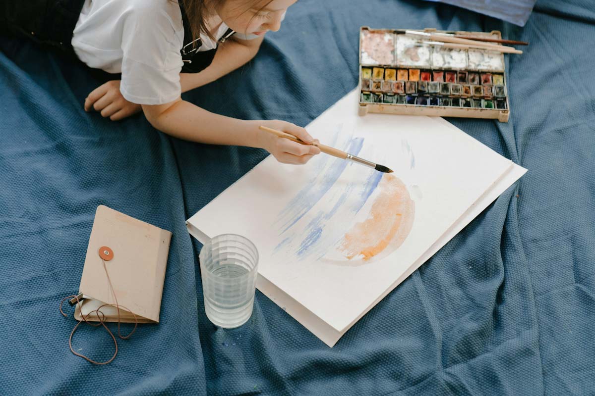 Art After School: Watercolor Waves