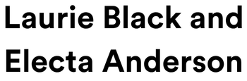 Laurie Black and Electa Anderson