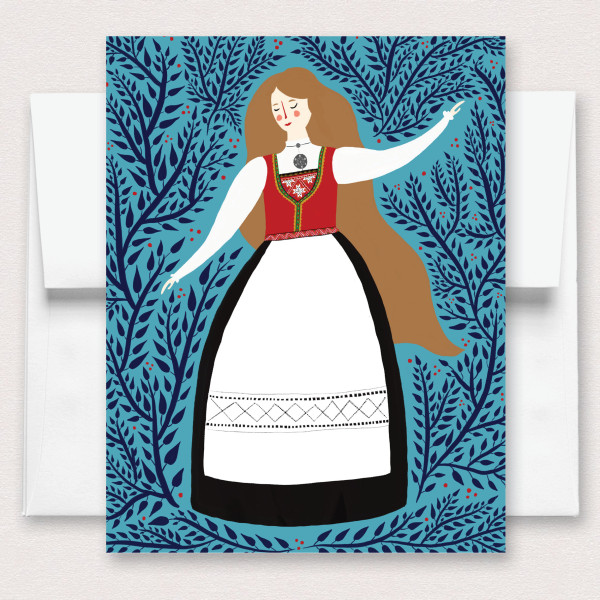 norwegian folk girl